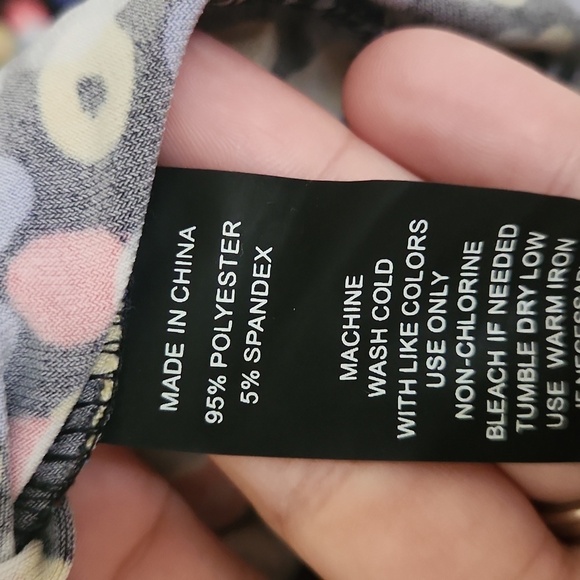 Colorful Polka Dot Faux Wrap Blouse Retro Career Elegant 2X Date Night Feminine - Picture 9 of 9